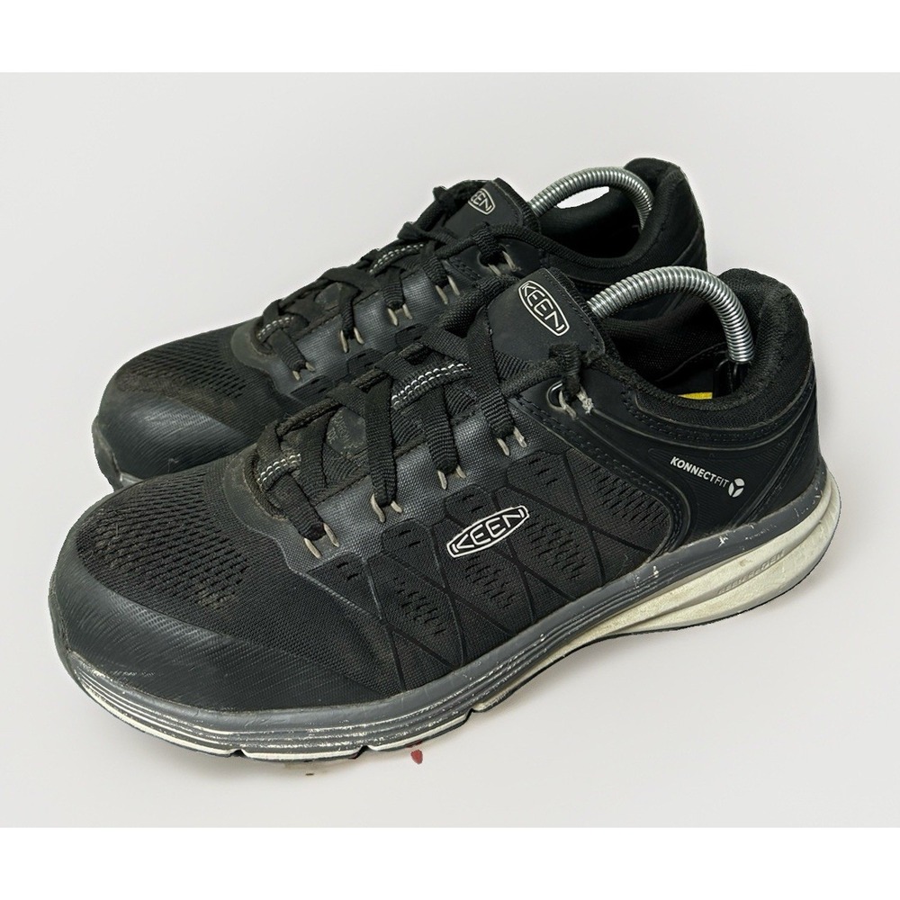 KEEN Mens Vista Energy Carbon-Fiber Toe Work Shoe Black 9.5D 1024588